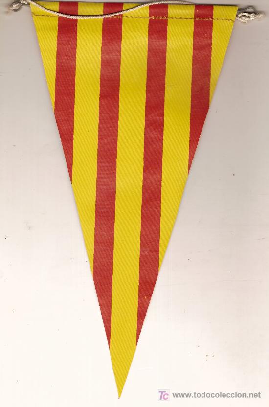Fanions de collection: Banderin catalunya. 28 x 13 cm