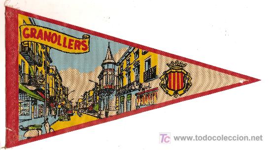 Banderines de colecci&oacute;n: Banderin Granollers. 25 x 13 cm