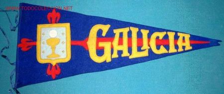 Banderines de colecci&oacute;n: Bander&iacute;nb Galicia, de 42 cms. - Foto 1