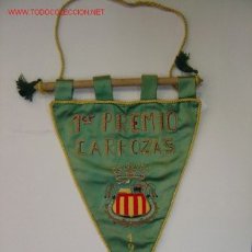 Banderines de colección: BANDERIN - VERDOLAGA CLUB ALGEMESI - 1º PREMIO CARROZAS - AÑO 1962
