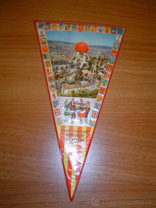 Galhardetes de cole&ccedil;&atilde;o: BANDERIN DE PARQUE DE MONTJUICH  BARCELONA