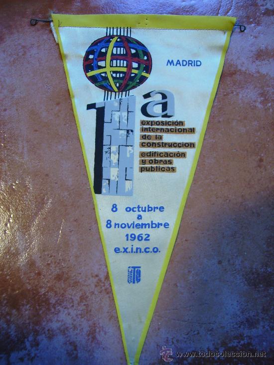 Banderines de colecci&oacute;n: 1962 exposicion nacional de la construccion madrid