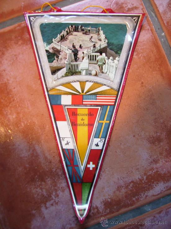 Banderines de colecci&oacute;n: recuerdo de benidorm 1960 - Foto 1