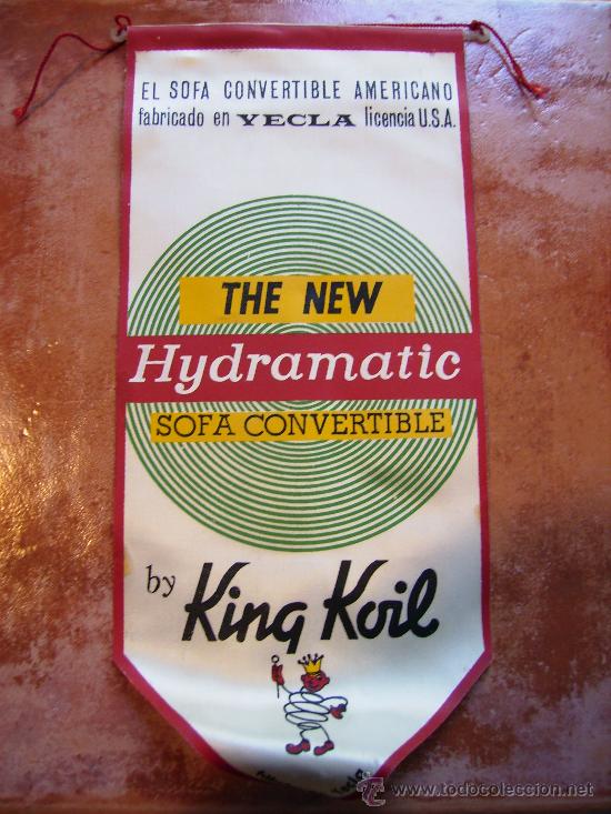 Galhardetes de cole&ccedil;&atilde;o: sofa americano fabricado en yecla a&ntilde;os 60