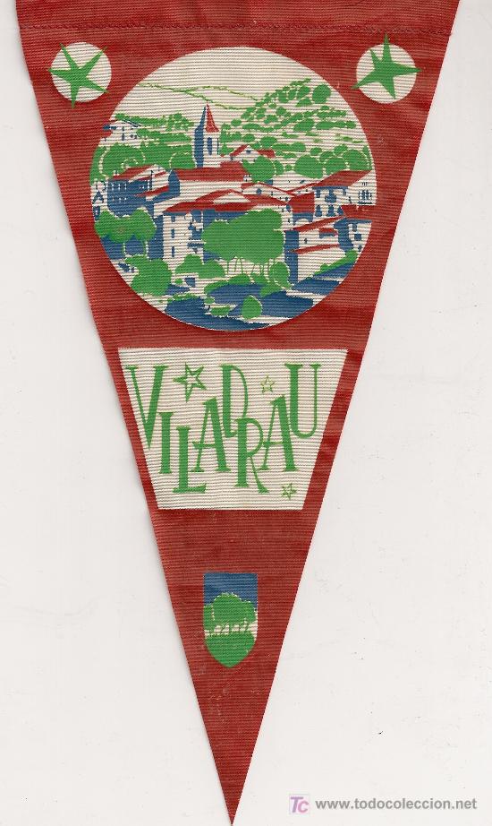 Banderines de colecci&oacute;n: Banderin Viladrau. 25x13cm.