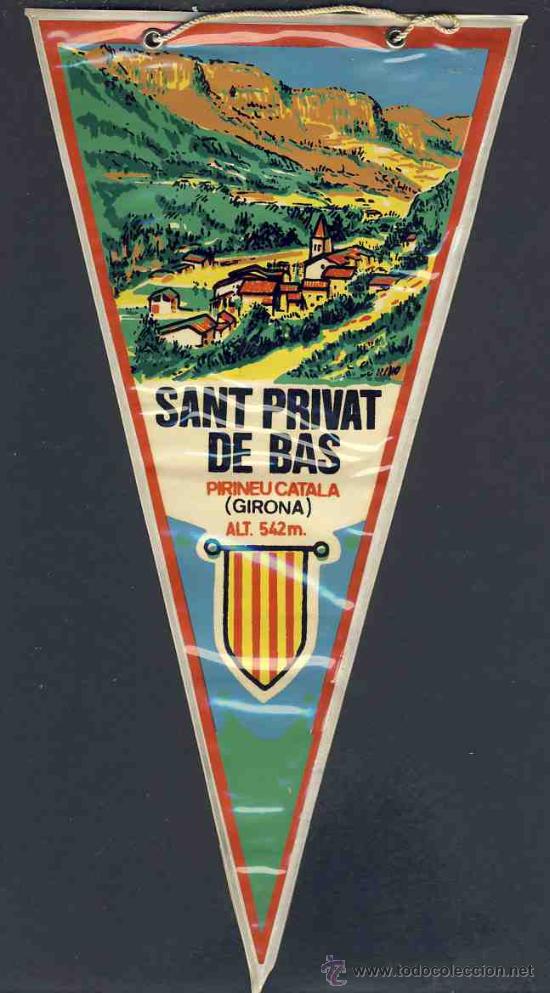 Banderines de colecci&oacute;n: Banderin de SANT PRIVAT DE BAS - Foto 1