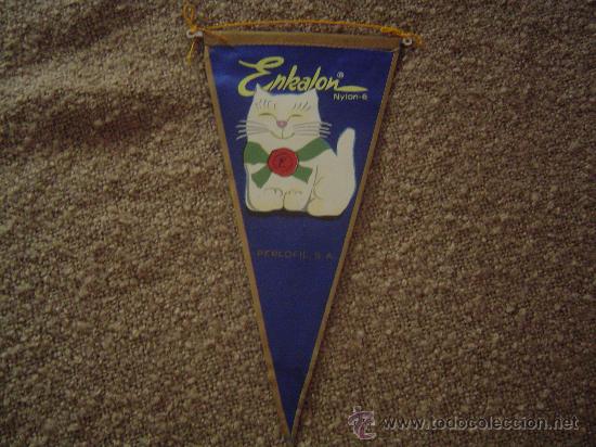 Banderines de colecci&oacute;n: Banderin publicidad Enkalon..