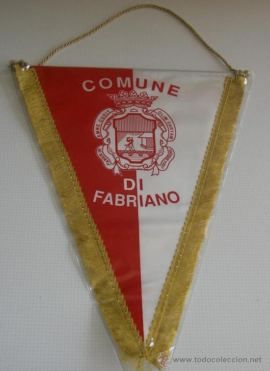 Banderines de colecci&oacute;n: BANDERIN COMUNE DI FABRIANO - Foto 1