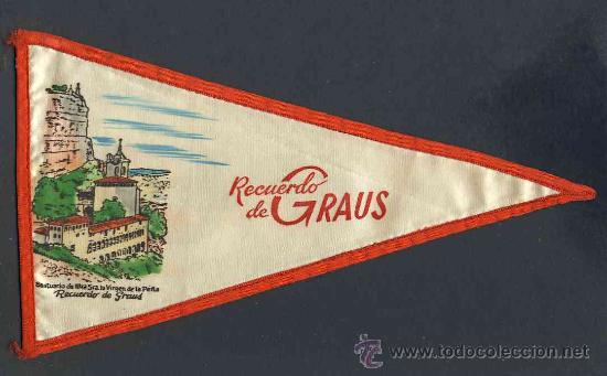 Banderines de colecci&oacute;n: Banderin de GRAUS (Huesca) - Foto 1