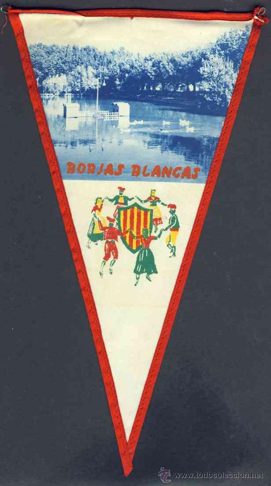 Banderines de colecci&oacute;n: Banderin de LES BORGES BLANQUES - Foto 1