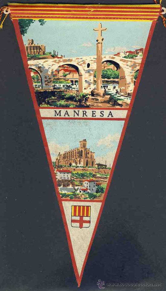 Banderines de colecci&oacute;n: Banderin de MANRESA - Foto 1