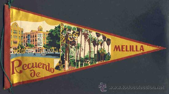 Banderines de colecci&oacute;n: Banderin de MELILLA - Foto 1