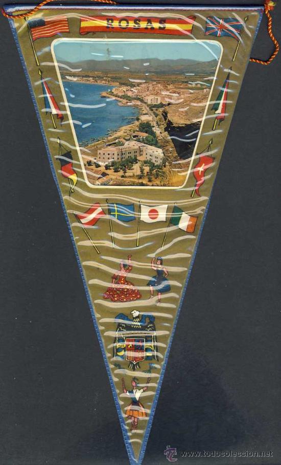 Banderines de colecci&oacute;n: Banderin de ROSES - Foto 1