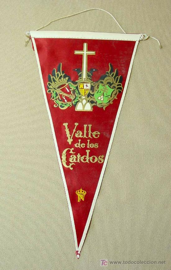Collection pennants: ANTIGUO BANDERIN, VALLE DE LOS CAIDOS, N&ordm; 194, IRUPE, EXCLUSIVAS PATRIMONIO NACIONAL, 100/26