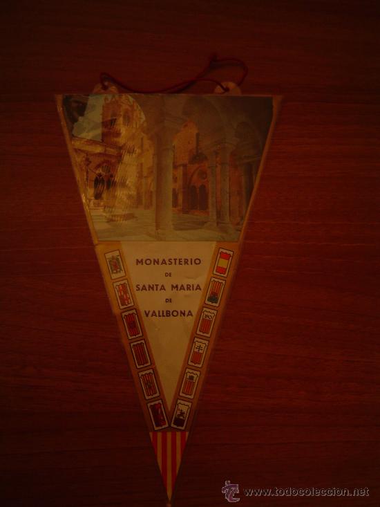 Bandierine di collezione: BANDERIN PLASTIFICADO MONASTERIO DE SANTA MARIA DE VALLBONA