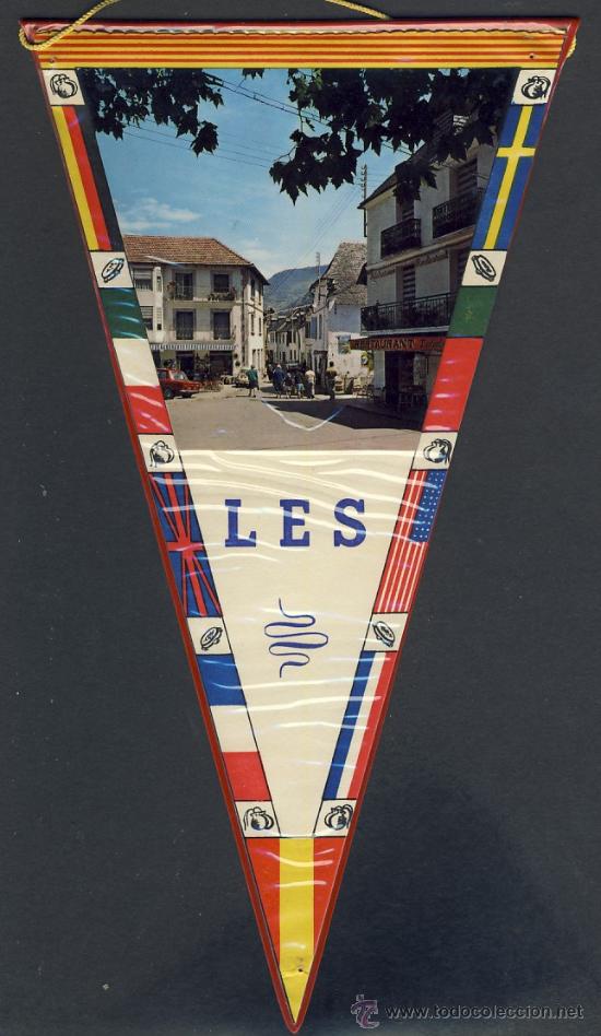 Banderines de colecci&oacute;n: Banderin de LES (La Vall d Aran) - Foto 1