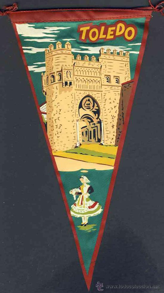 Banderines de colecci&oacute;n: Banderin de TOLEDO - Foto 1