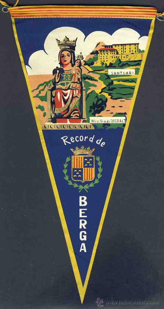 Banderines de colecci&oacute;n: Banderin de BERGA - Foto 1