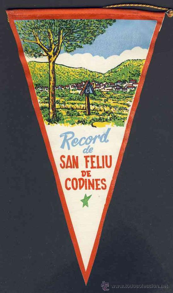 Banderines de colecci&oacute;n: Banderin de SANT FELIU DE CODINES - Foto 1