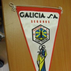 Banderines de colección: BANDERIN SEGUROS GALICIA AÑOS 60. Lote 25061623