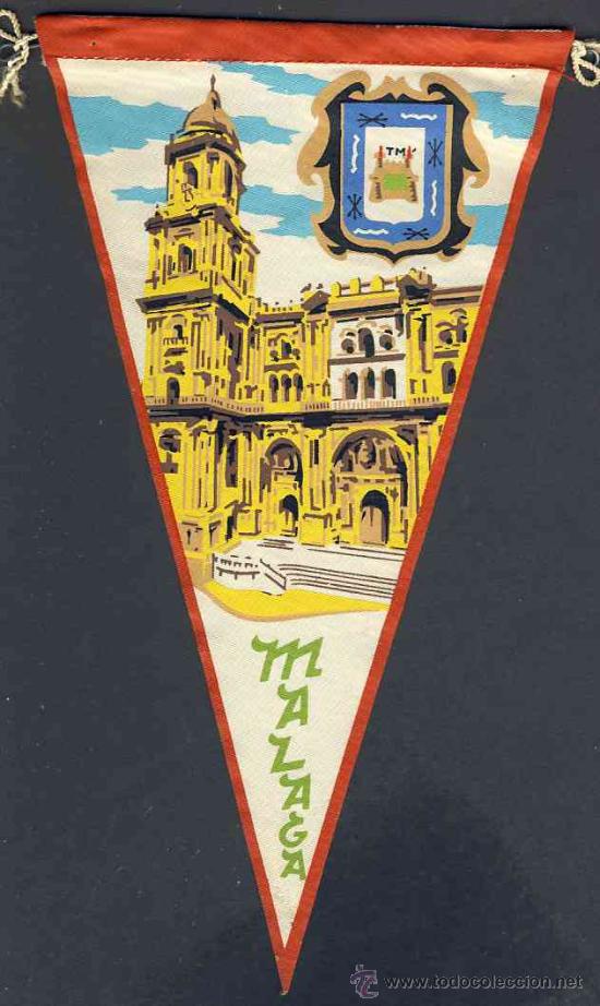 Banderines de colecci&oacute;n: Banderin de MALAGA - Foto 1