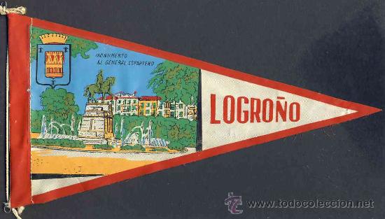 Banderines de colecci&oacute;n: Banderin de LOGRO&Ntilde;O - Foto 1