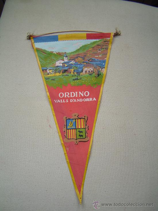 Sammlung von Wimpeln: Banderin  Ordino Valls D&acute;Andorra