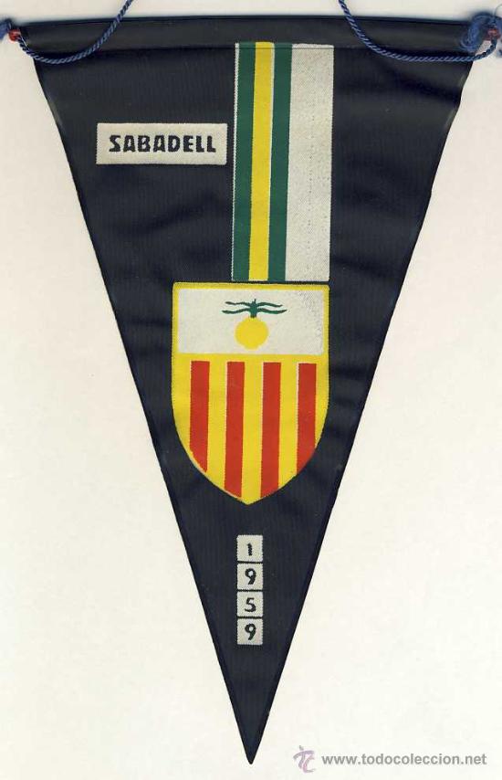 Banderines de colecci&oacute;n: Banderin de SABADELL - Foto 1