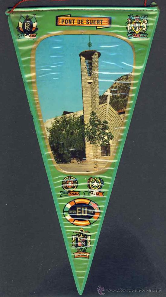 Banderines de colecci&oacute;n: Banderin del PONT DE SUERT - Foto 1