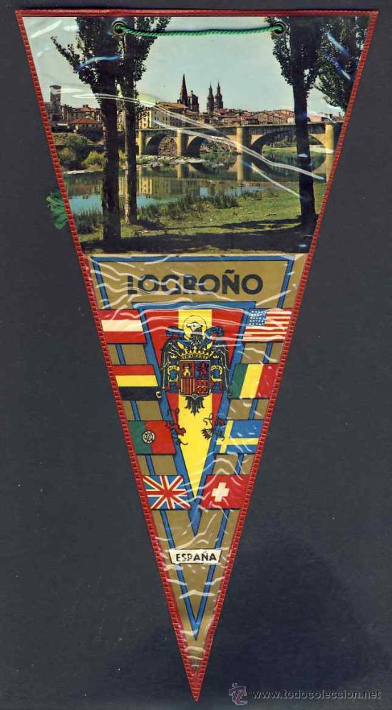 Banderines de colecci&oacute;n: Banderin de LOGRO&Ntilde;O - Foto 1