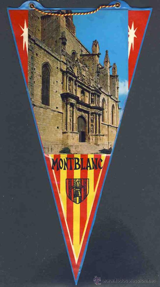 Banderines de colecci&oacute;n: Banderin de MONTBLANC - Foto 1
