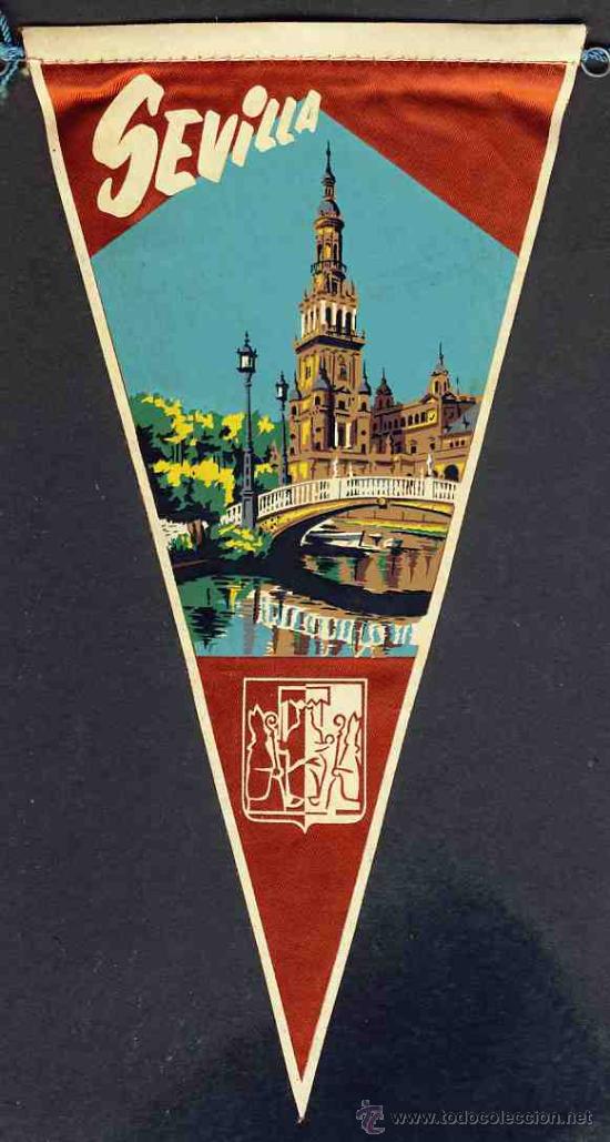 Banderines de colecci&oacute;n: Banderin de SEVILLA - Foto 1