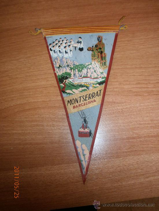 Galhardetes de cole&ccedil;&atilde;o: BANDERIN MONTSERRAT BARCELONA
