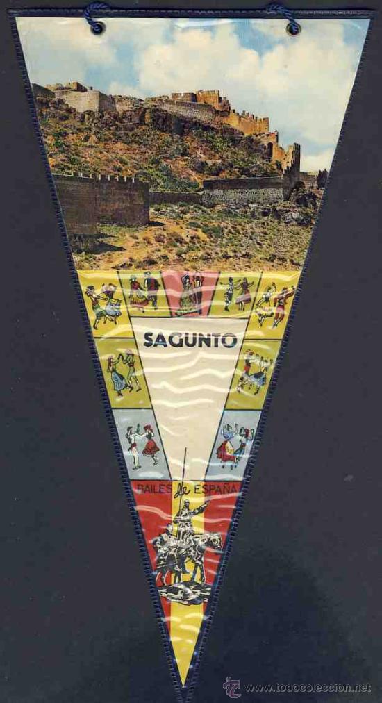 Banderines de colecci&oacute;n: Banderin de SAGUNT - Foto 1
