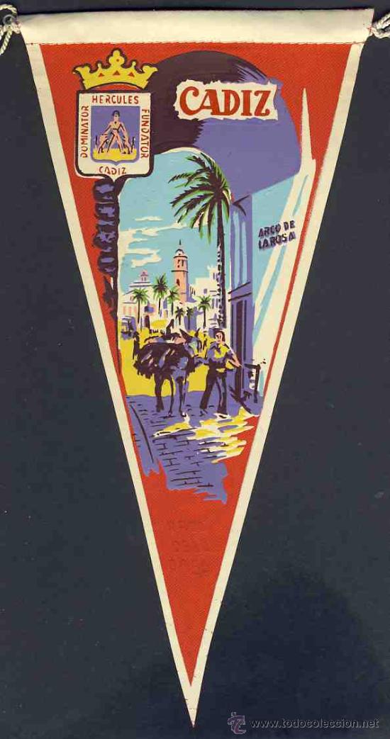 Banderines de colecci&oacute;n: Banderin de CADIZ - Foto 1