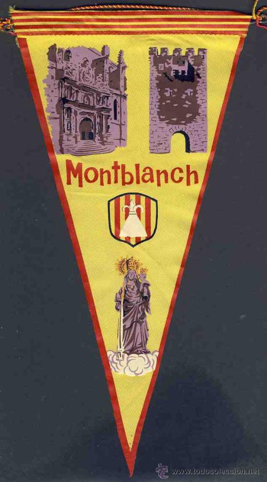 Banderines de colecci&oacute;n: Banderin de MONTBLANC - Foto 1