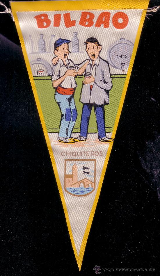 Bandierine di collezione: BANDERIN DE CHIQUITEROS DE BILBAO
