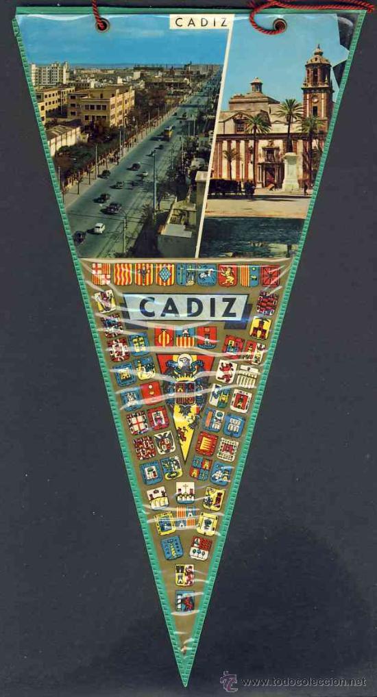Banderines de colecci&oacute;n: Banderin de CADIZ - Foto 1