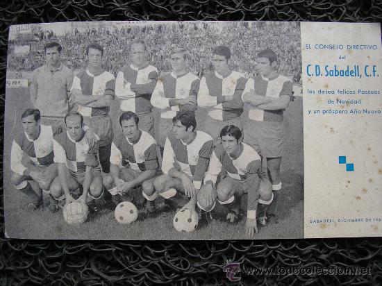 Sammlung von Wimpeln: FELICITACI&Oacute;N CENTRO DEPORTIVO SABADELL CLUB DE FUTBOL 1969
