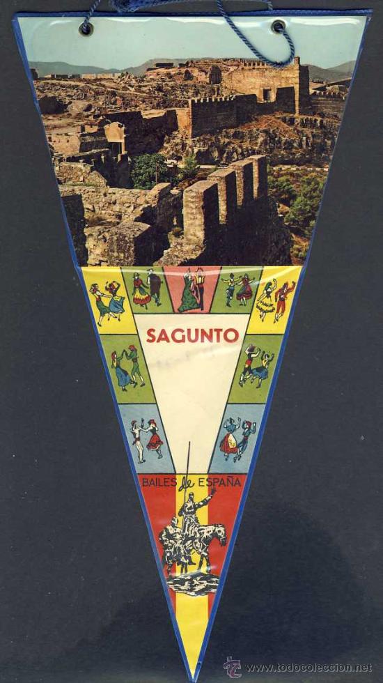 Banderines de colecci&oacute;n: Banderin de SAGUNT - Foto 1