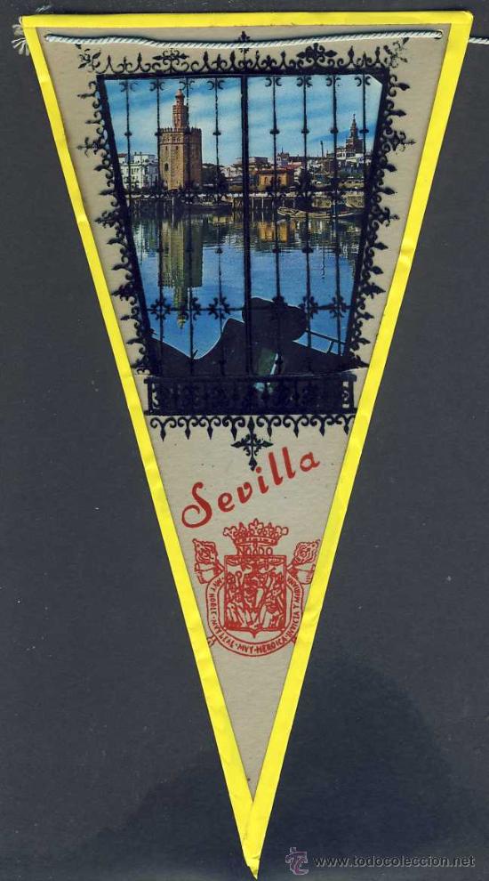 Banderines de colecci&oacute;n: Banderin de SEVILLA - Foto 1