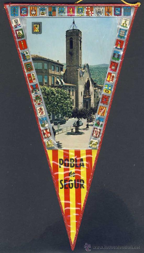 Banderines de colecci&oacute;n: Banderin de LA POBLA DE SEGUR - Foto 1