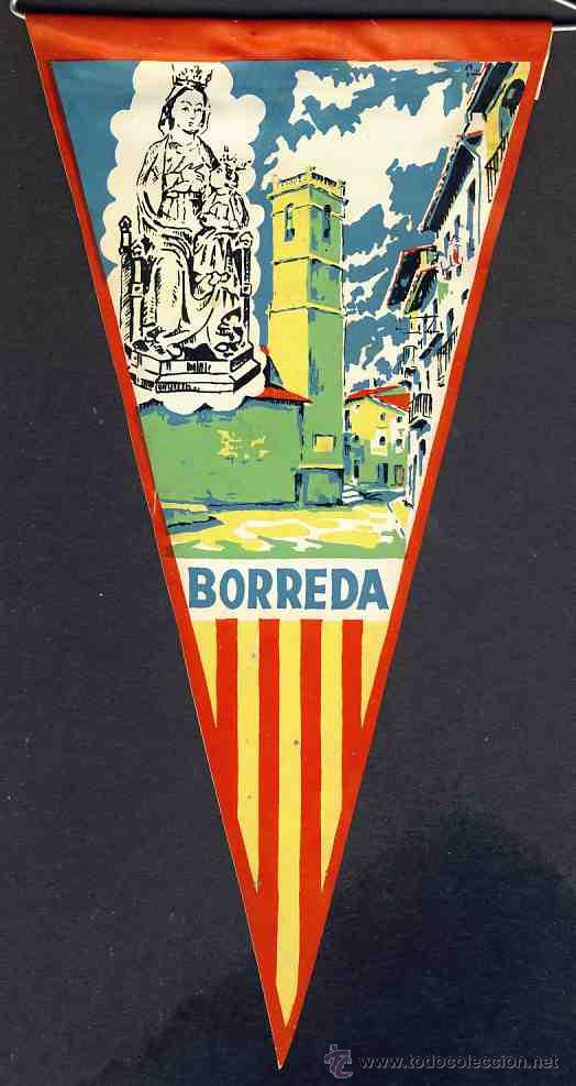 Banderines de colecci&oacute;n: Banderin de BORRED&Agrave; - Foto 1