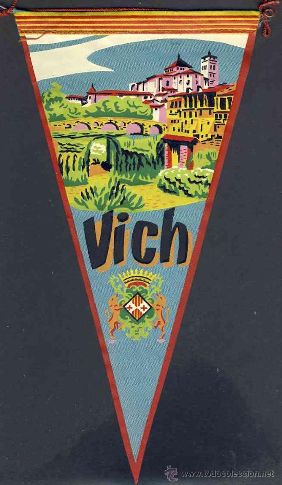 Banderines de colecci&oacute;n: Banderin de VIC - Foto 1