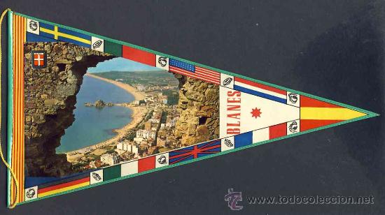 Banderines de colecci&oacute;n: Banderin de BLANES - Foto 1