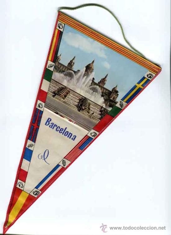 Banderines de colecci&oacute;n: Banderin de Barcelona - Foto 1