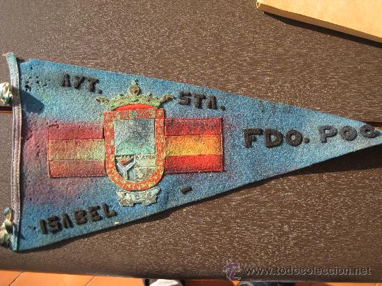 Galhardetes de cole&ccedil;&atilde;o: ANTIGUO BANDER&Iacute;N ARTESANAL DEL AYTO. DE SANTA ISABEL FERNANDO POO EPOCA COLONIAL