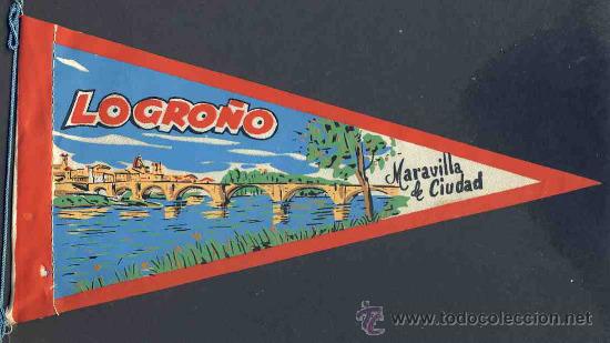 Banderines de colecci&oacute;n: Banderin de LOGRO&Ntilde;O - Foto 1