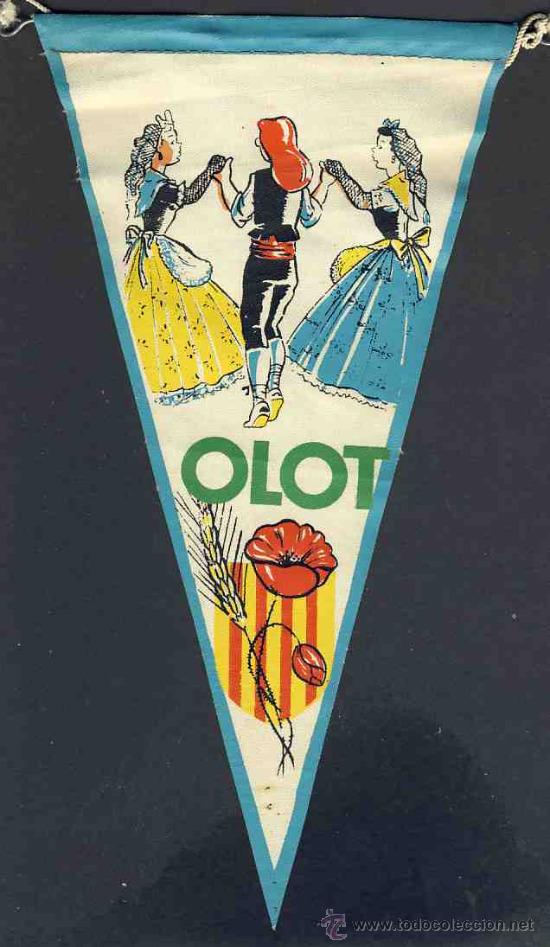 Banderines de colecci&oacute;n: Banderin de OLOT - Foto 1