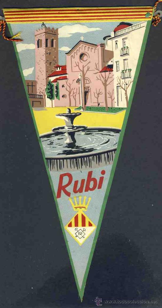 Banderines de colecci&oacute;n: Banderin de RUBI - Foto 1